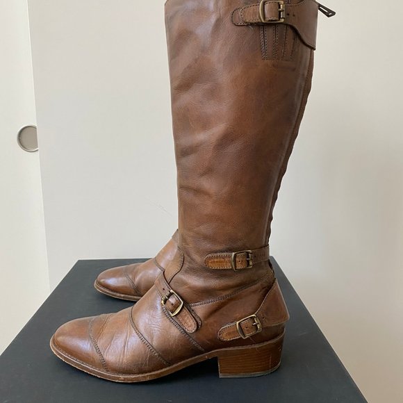 Belstaff Trialmaster Leather Boots - Picture 1 of 6